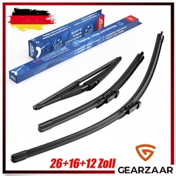 Scheibenwischer FÜR Opel Corsa D S07 WISCHERBLÄTTER VORNE +HINTEN Satz bj./06-14