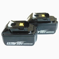 2 Stück - 18V/5,0Ah für Makita Akku BL1860B- 2er Set - 197422-4 BL1850 BL1830
