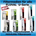 Fluval Ersatz-Filter:U-1,2,3,4 -Filterschwamm-Aktievkohle-Bio-Max,Innenfilter
