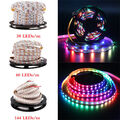 WS2812B 5V LED Stripe Streifen 1-5m 5050 RGB Leiste Licht Band Adressierbar DE