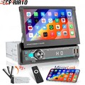 1DIN Autoradio mit 7" Touch Screen Bildschirm Bluetooth USB AUX MP5 Player Radio