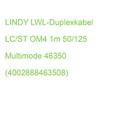 LINDY LWL-Duplexkabel LC/ST OM4 1m 50/125 Multimode 46350 (4002888463508)