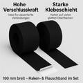 Klettband selbstklebend extra stark 25m x 100mm Haken & Flausch Klettverschluss