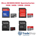 32GB-256GB Sandisk MicroSDXC Speicherkarte für GoPro HERO4 Session / Silver