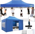 Pavillon Faltpavillon 3x4,5M Wasserdicht Sonnenschutz Gartenpavillon Partyzelt