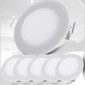 10x LED Panel Einbaustrahler 230V Flach Einbau Spot Einbauleuchten Deckenleuchte