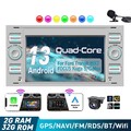 2+32G Für Ford Transit Connect MK7 Focus 2 Android 14 Carplay Autoradio GPS Wifi