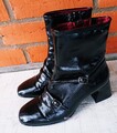 ♡ Tamaris Stiefelette  mit Schnallen  - Gr. 37 - Schwarz  - Neuwertig  ♡