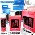 Shimano Fahrrad Scheibenbremsen DISC Hydraulik Mineralöl 100ml / 500ml / 1000ml