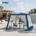 WOLTU Pavillon Eventzelt Festzelt Grillzelt Partyzelt Gartenzelt UV Pavilon 3x3m