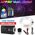 550 Auto Lichtfaser Meteor RGBW LED Sternenhimmel Glasfaser Optik Lichteffekte