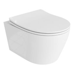 Lavita Wand-WC Spülrandlos Wc Sitz Mit Absenkautomatik Toiletten Hängen Weiß
