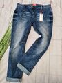 Street One Hose Jeans Modell Crissi Blau Blue 30er Länge Damen (3 816) NEU