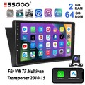 Für VW T5 Multivan Transporter  Autoradio CarPlay Navi FM Android 15 2+64GB Kam+