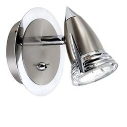 Litecraft Strahler Wand- oder Deckenmontage mit Kippschalter - Nickelauflösung