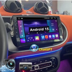 Android15 DAB+ DVR Für Mercedes Benz Smart Forfour Fortwo 453 Autoradio GPS Navi