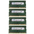 Samsung 4x8GB 1RX8 PC3L-12800S DDR3 1600 MHz 1,35 V SODIMM RAM Laptop-Speicher