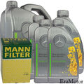 9 L ORIGINAL MERCEDES BENZ MOTOROEL 5W30 MB 229.51 MANN OELFILTER HU 718/5 x