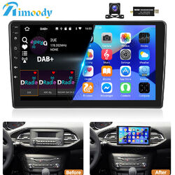 DAB+ Android 13 Autoradio RDS WiFi NAVI GPS Für PEUGEOT 308 II T9 2013-2021 +Kam
