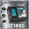 DC18RF für Makita Ladegerät DC18RC Akku Schnellladegerät 18V Li-Ion 14,4V-18V NX