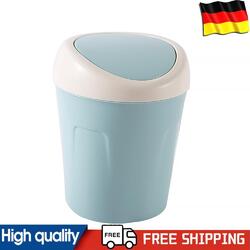 Desktop-Mini-Mülleimer, Schreibtisch-Mülleimer mit Schwingdeckel, für Couchtisch