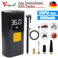 LCD Elektrische Akku Luftpumpe 150 PSI Auto Reifen Druckluft Fahrrad Kompressor