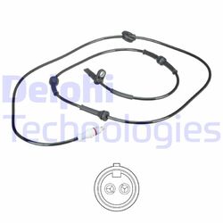 SS20598 DELPHI Sensor, Raddrehzahl für FIAT