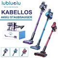 Lubluelu 6in1 Staubsauger Akku Handstaubsauger kabellos Wandladestation mit LED