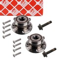 2x febi Radnabe für VW GOLF 5 6 PASSAT B6 B7 A3 Q3 LEON OCTAVIA vorne / hinten