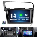 10" Android 14 Carplay Autoradio Für VW Golf VII MK7 2013-2017 GPS FM Kam 4+64G