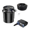 Teichfilter Set CPU 20000 Druckfilter 50W Eco Teichpumpe bis 40000l AquaOne Nr41