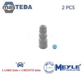 100 742 0016 ANSCHLAGPUFFER STOßDÄMPFER HINTEN MEYLE 2PCS FÜR AUDI A6,A4,C6