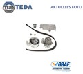 KP947-3 ZAHNRIEMEN-SATZ KIT SET + WASSERPUMPE GRAF FÜR VW PASSAT 1.8 T 20V 1.8L