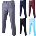 Herren Designer Chino Hosen Stretch Stoffhose Chinohose Slim-Fit Trousers Basic(