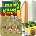MANN INSPEKTIONSPAKET+3L CASTROL 5W30 MOTORÖL passend für SKODA FABIA 6Y SEAT VW