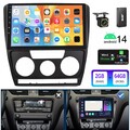 DAB+ 10,1" Android 14 Autoradio 64G KAM Für Skoda Octavia 2 1Z 04-13 GPS Carplay