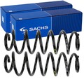 2X SACHS FAHRWERKSFEDERN SATZ HINTEN PASSEND FÜR SEAT LEON VW PASSAT