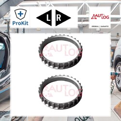 2x ORIGINAL® Autlog Sensorring, ABS Vorne, Links, Rechts für Opel Corsa C