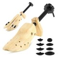 Schuhspanner Schuhdehner Holz Damen Herren Schraubspanner Holz Aufsätze S M L EN