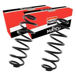 2X MAPCO FAHRWERKSFEDER FEDERN HINTEN LINKS+RECHTS passend für SEAT LEON TOLEDO