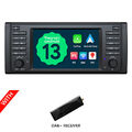 7" Autoradio mit DAB+ BMW E39 M5 520 525 535 Android 13 CarPlay GPS Navi RDS USB