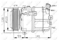 NRF 32191 Kompressor, Klimaanlage für CADILLAC,FIAT,OPEL,SAAB,VAUXHALL
