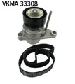 SKF VKMA 33308 Keilrippenriemensatz passend für PEUGEOT 207 (WA, WC) 307 SW (3H)