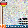 3D Fensterfolie Selbstklebend Dekorfolie Sichtschutzfolie Statisch kein Kleber