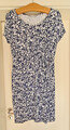 BETTY BARCLAY Damen Kleid weiß blau stretch Gr 38