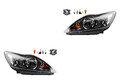 Scheinwerfer Set Halogen passend für Ford Focus 05 02/08-01/11 H7 H1 Nebel Le.