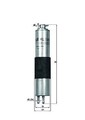 MAHLE Kraftstofffilter  u.a. für ALPINA, BMW