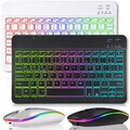 QWERTZ Beleuchtet Tastatur Maus Für Huawei MatePad 11/SE/T10/Honor Pad X9 X8 Pro