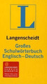 Langenscheidt Großes Schulwörterbuch Englisch Deutsch Hardcover Messinger