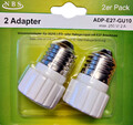 Adapter E27 auf GU10 Konverter Lampensockel Fassung Lampe Stecker Glühbirne